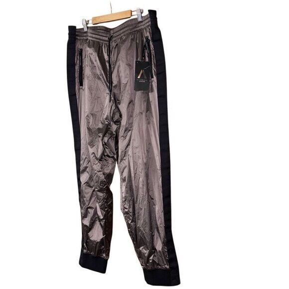 ATHLETA x Allyson Felix Legend Luxe Track Pant metallic Size Large NEW - Picture 4 of 12